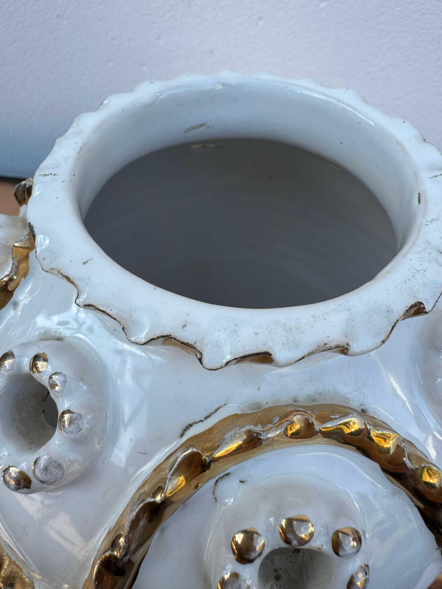 Vase pique fleurs Émile Tessier Malicorne années 50