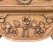 Louis XV style chest of drawers, solid raw oak, 1920.
