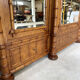 Armoire à glace 3 portes style faux bambou époque 19e siècle