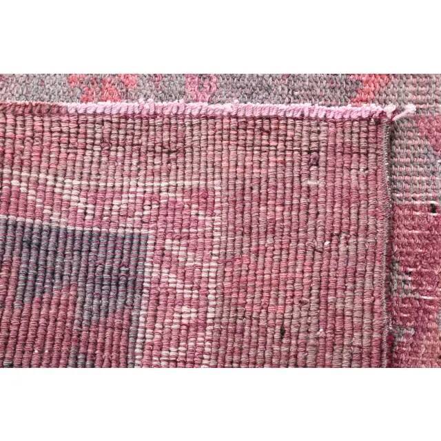 1960's Vintage Turkish Hand-Knotted Hallway Runner 91x354
