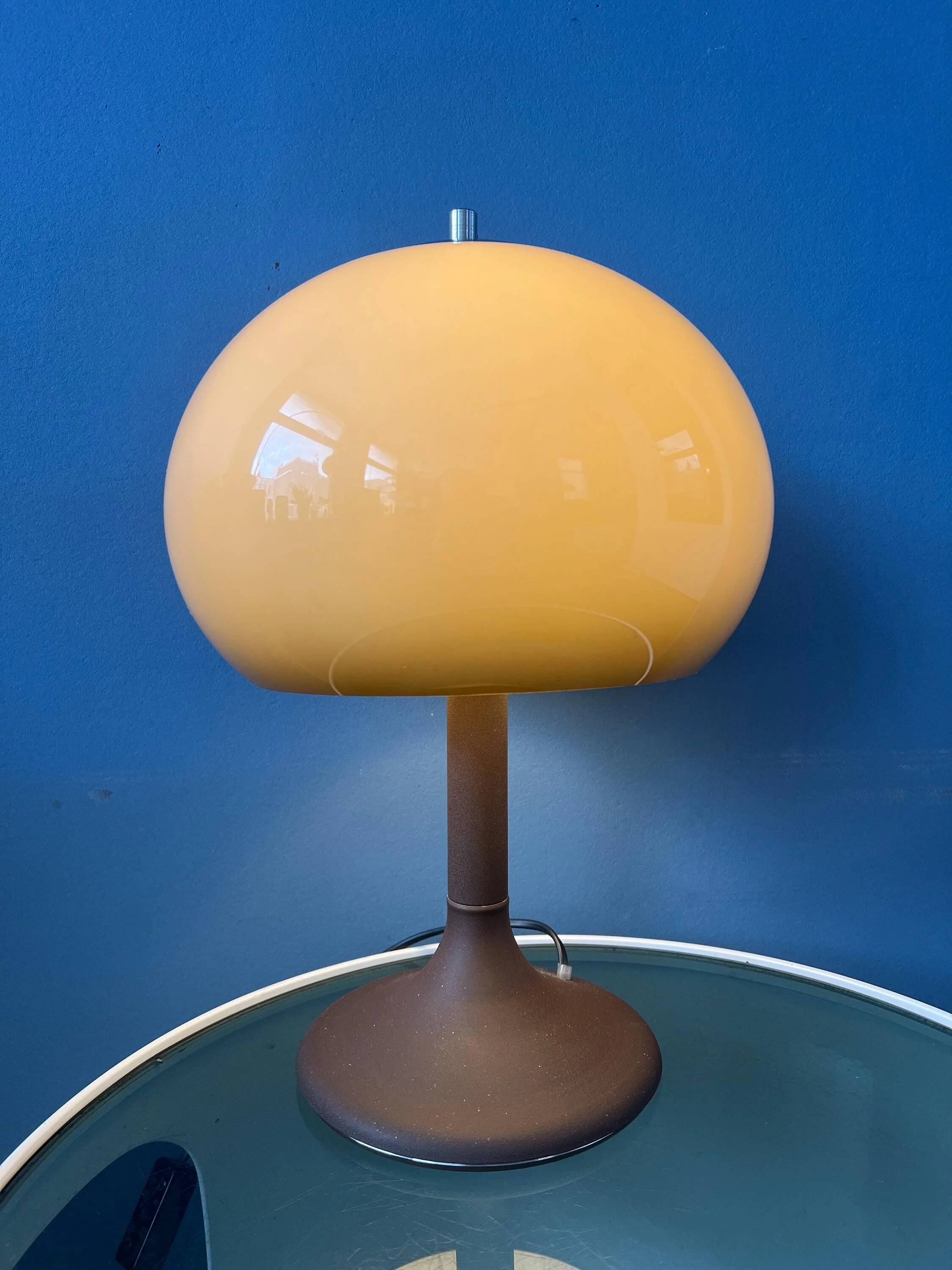 Lampe de table champignon vintage Mid-Century Herda Space Age