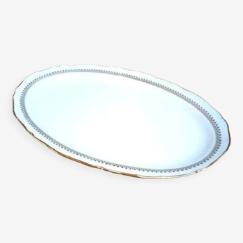 Oval serving dish Porcelaine de Sologne