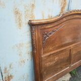 Solid oak headboard, 1930s