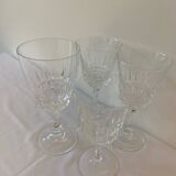 Set of 4 stemmed glasses