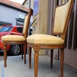Paire de chaise style Louis XVI