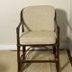 Fauteuil en rotin et osier Année 1970