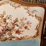 Bohemian headboard with tapestry