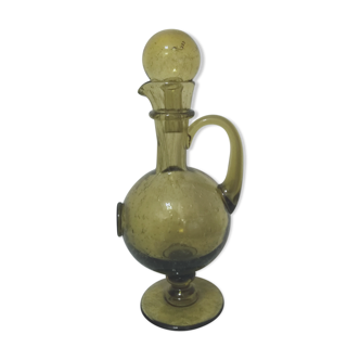 La Rochere bubble blown glass carafe