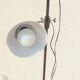 Industrial-style floor lamp with two large adjustable removable spotlights