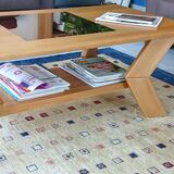 Solid elm coffee table