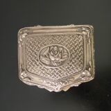 1 silver metal jewelry box
