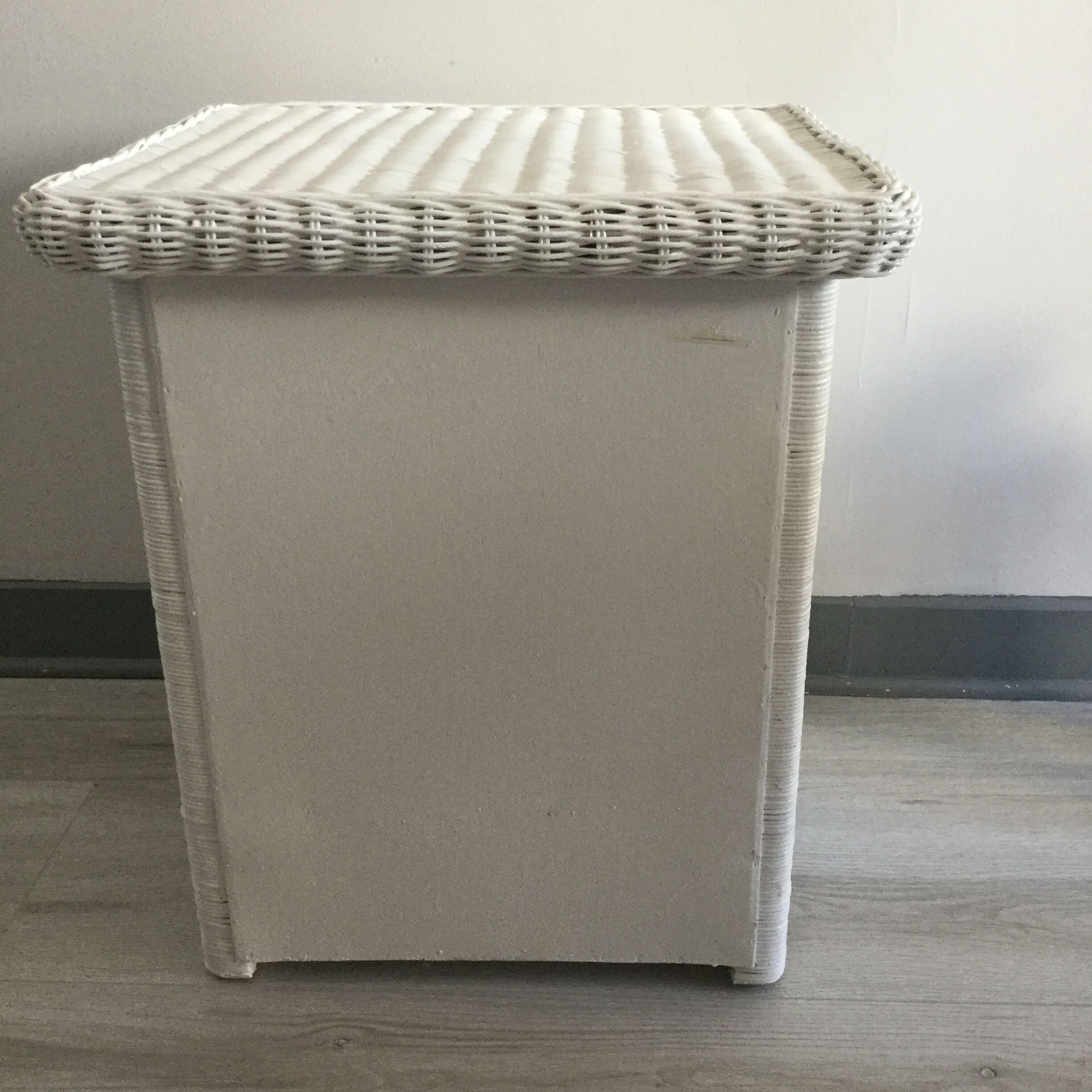 Rattan bedside table