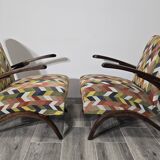 Art Deco Armchairs by Jindrich Halabala