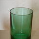 6 glasses of vintage green glass water 1970