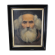 Portrait de veillard moine par paul emile sautai sur carton