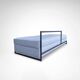 Day Bed by Eileen Gray in black metal and Kvadrat wool fabric for Classicon