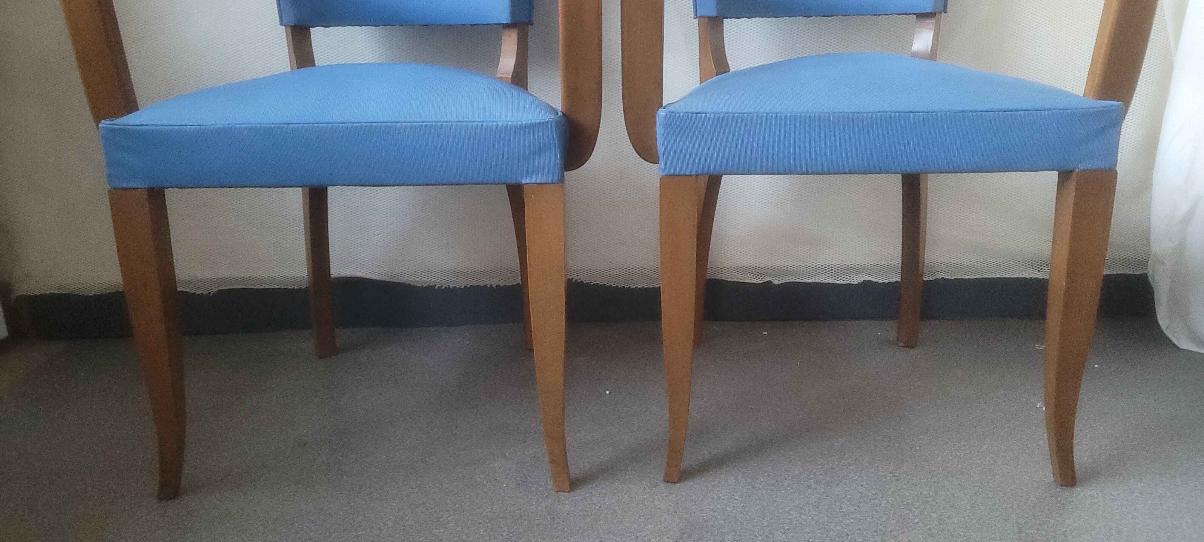 Pair of bridge armchairs
