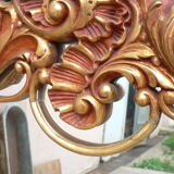 Gilded rococo mirror