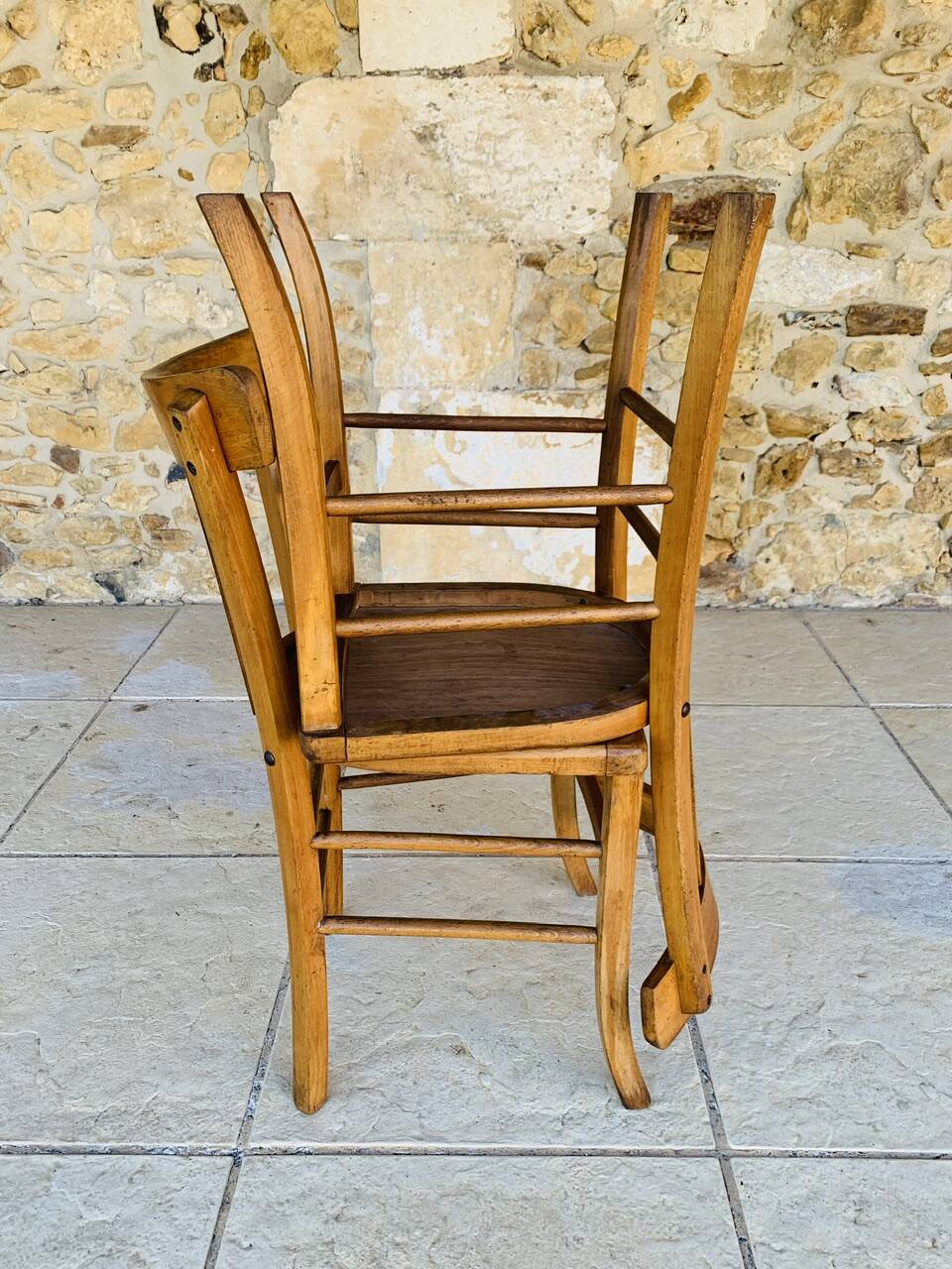 Pair of bistro chairs by Luterma, circa 50-60