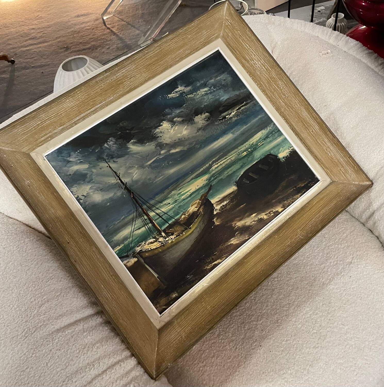 Oil painting on canvas Marine