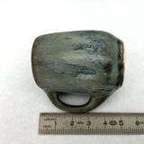 9 small denbac ceramic/flamed stoneware cups/glasses/mugs/liquor mugs • art deco • 1930