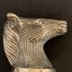 Glass or stirrup cup Gucci horse metal silver