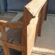 Cotentin church pew with missal door