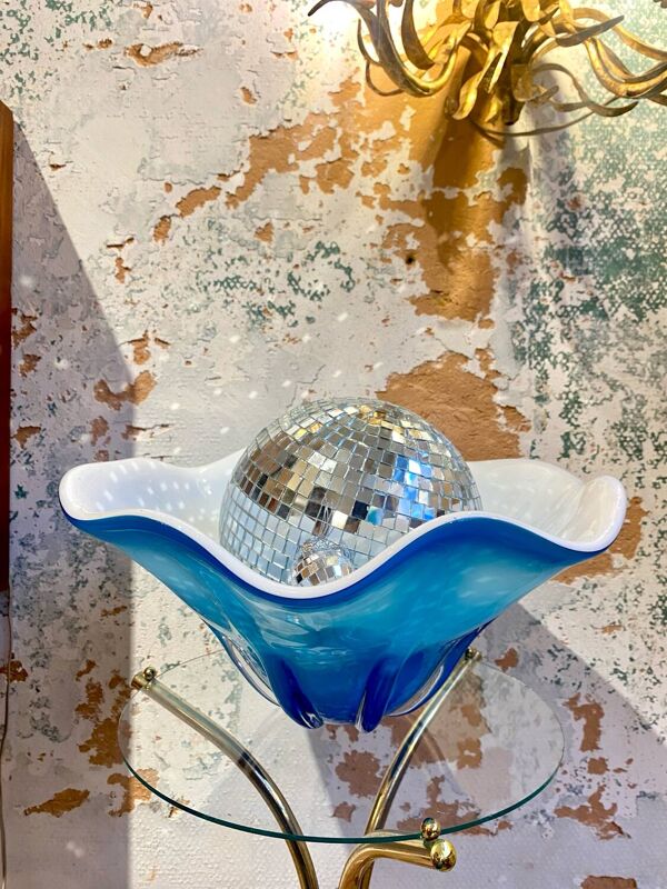 Vase / coupe à fruits Murano Fazzoletto pour Venini