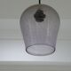 Purple cracked glass ceiling lamp Modern decorative pendant