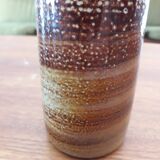 6 signed stoneware cups