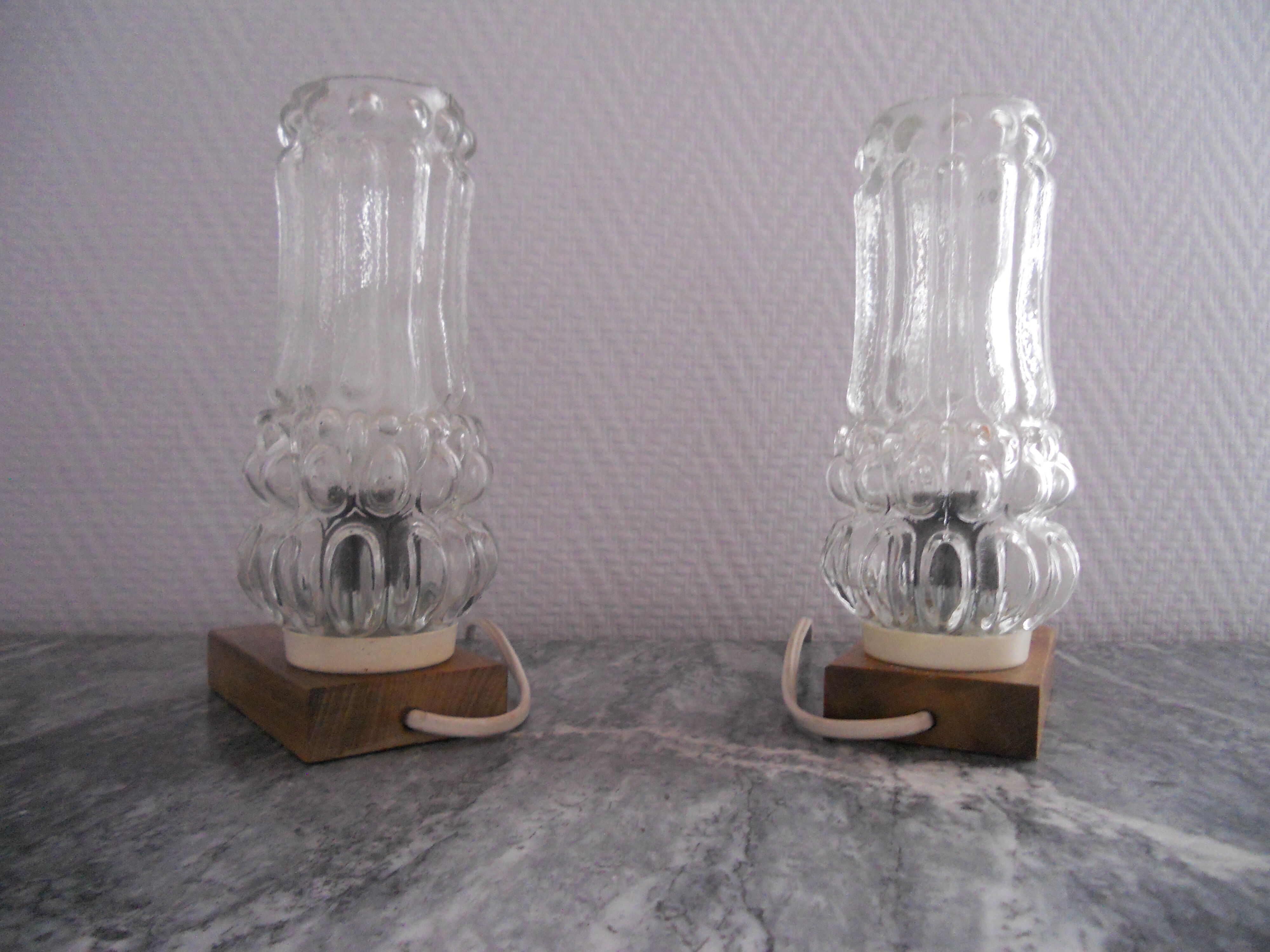 Pair of bedside lamps