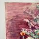 Summer flower bouquet, watercolour on double-sided paper.