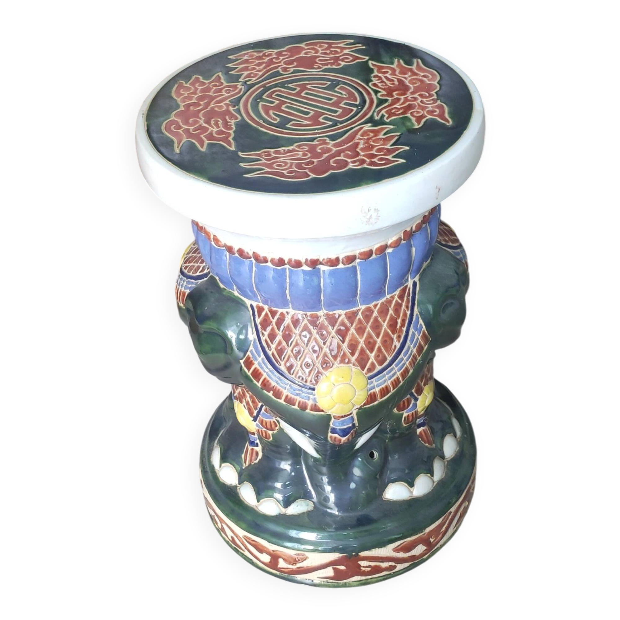 Tabouret de jardin / Sellette d'appoint / Porte-plante  ​Matériau :