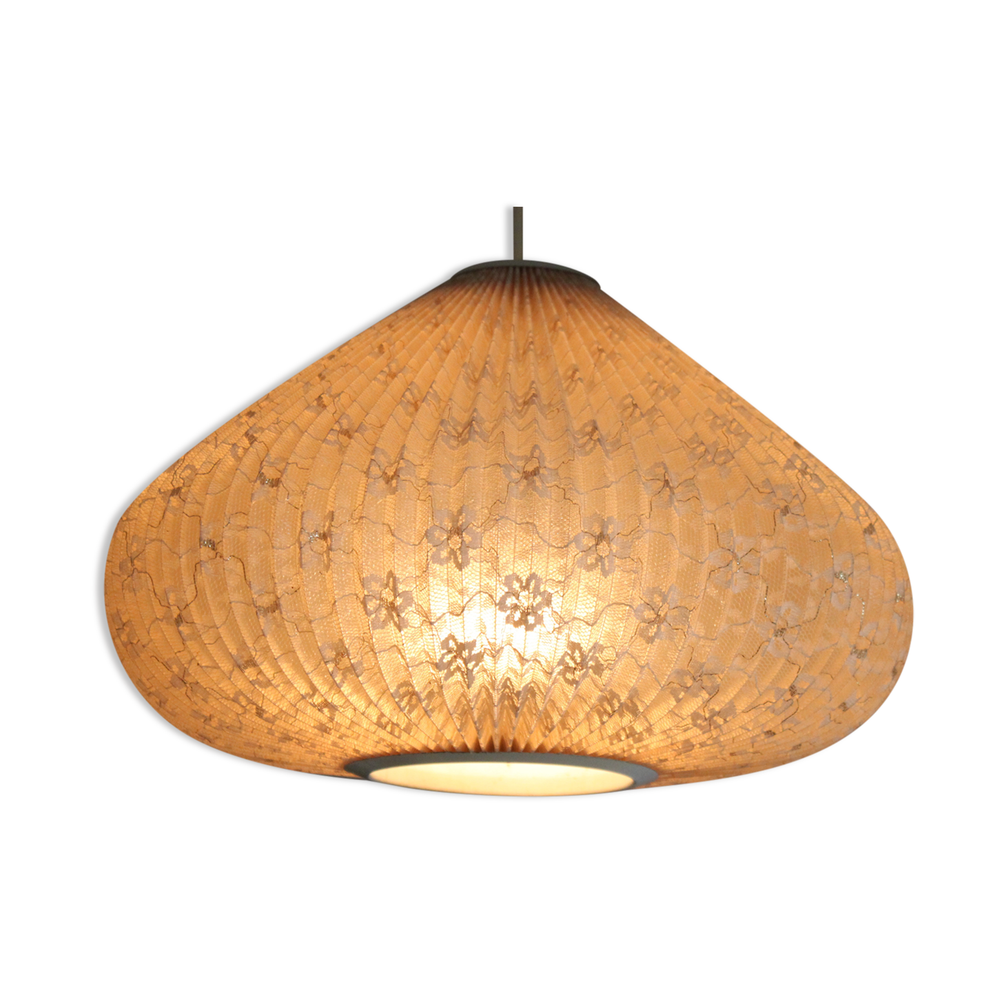 Rare period Rispal lamp, lace model