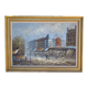 Painting on canvas "The Moulin Rouge" by C.Burnett