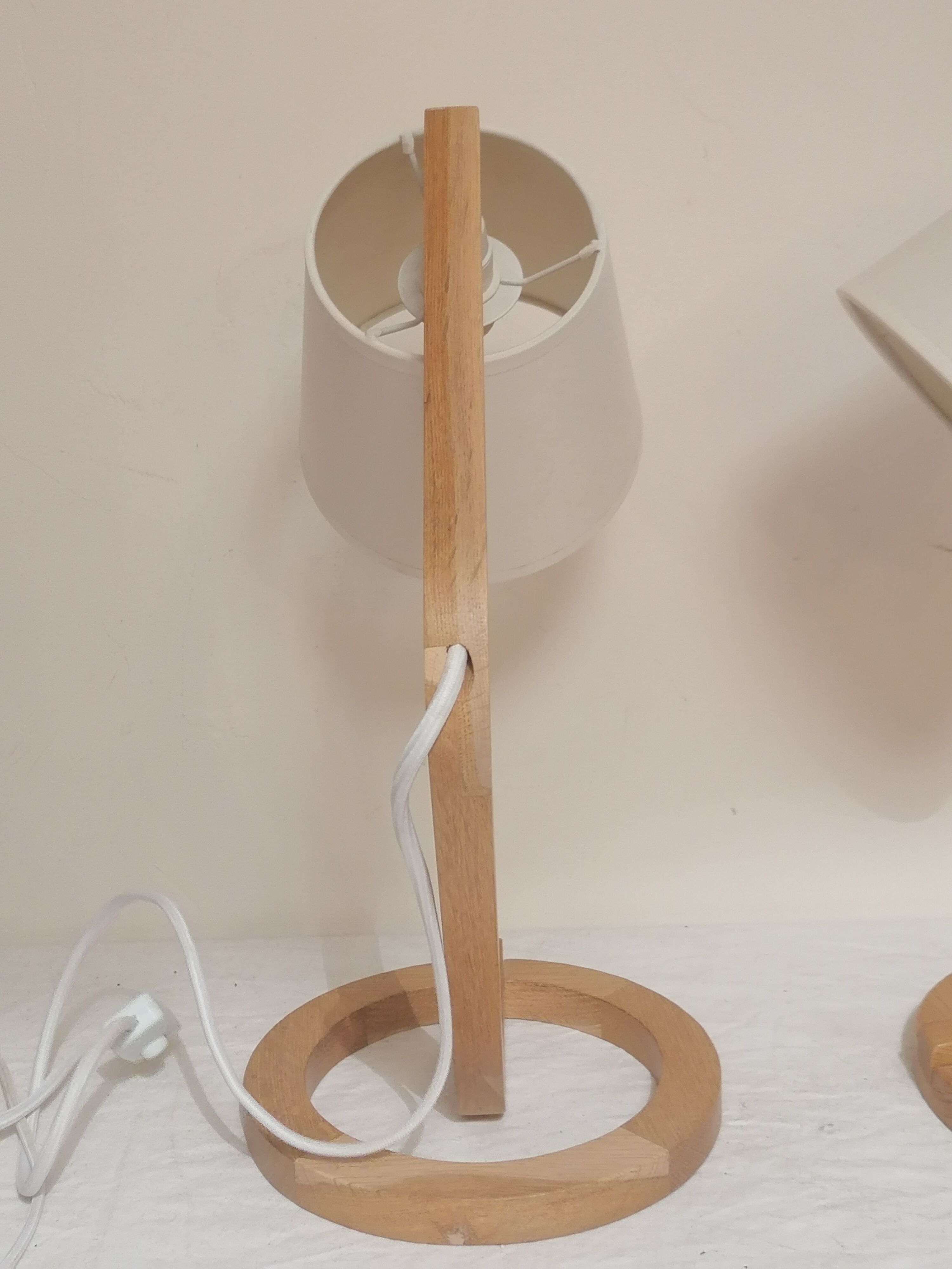 Pair of modernist lamps