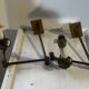 Pair of articulated wall sconces - Georges W Hansen Metalart - 1950 -