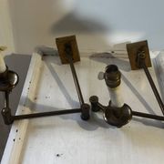 Pair of articulated wall sconces - Georges W Hansen Metalart - 1950 -