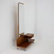 1950s Set of  Oak Bauhaus Mirror Cabinet and Bedside Tables, Czechoslovakia