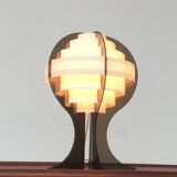 Mid-century Danish plastic table lamp by Flemming Brylle & Preben Jacobsen