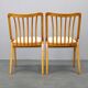 Set of four restored mid-century dining chairs by Jitona