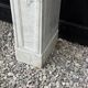 Louis XVI fireplace in Carrara marble, 18th century