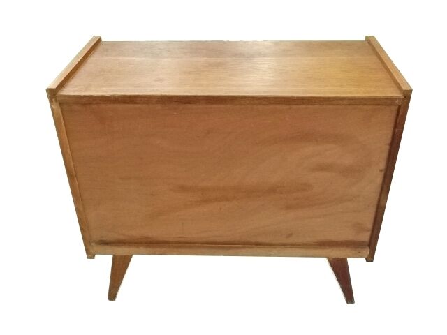 Vintage Chest if dealers wood rattan 1950 feet compass