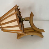 Vintage bamboo wall lamp