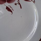 Old mounted earthenware plate