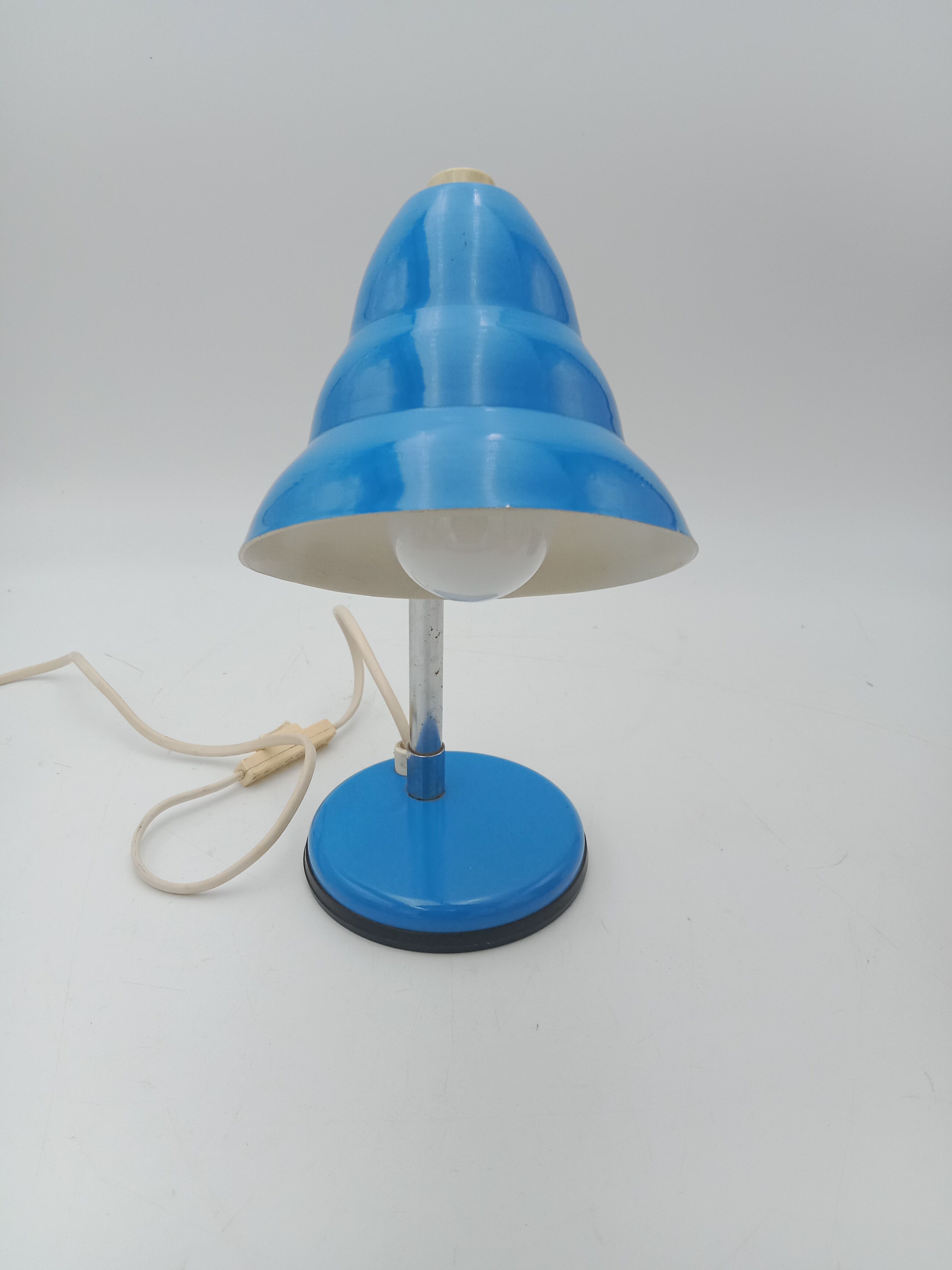 Vintage blue desk lamp