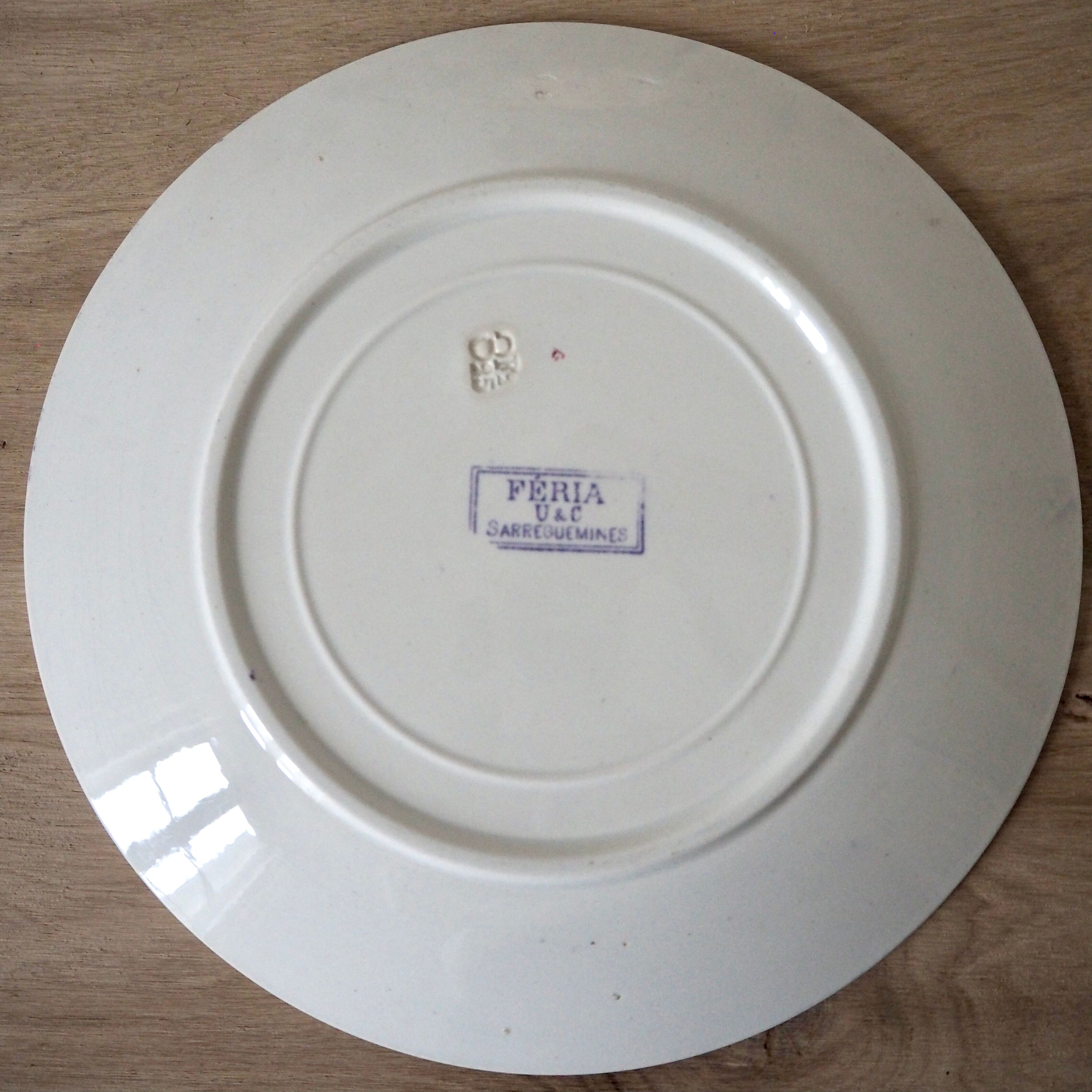Set de 5 assiettes dépareillées Terre de Fer