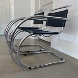 MR20 cantilever chairs, Mies van der Rohe, Fasem, 1970s