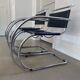 MR20 cantilever chairs, Mies van der Rohe, Fasem, 1970s