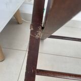 Vintage folding armchair and cane